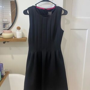 Vince Camuto Black Sleeveless Mini Dress